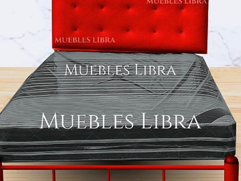 Cama con Cabecera modelo Ebony México