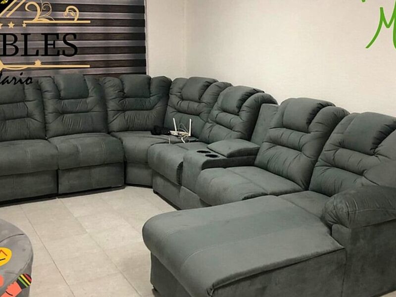 Sofa Oscuro Amplio Mexico