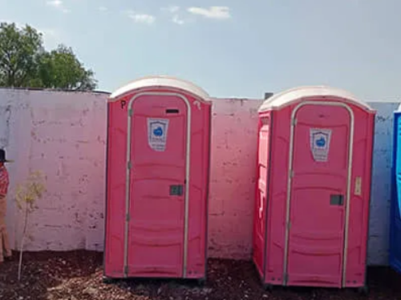 Baños Portátiles rosada Mexico