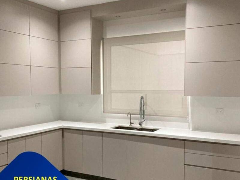Persiana Translucida Blanca Cocina México