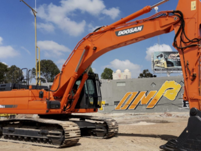 Exacavadora Doosan México