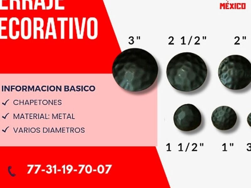 Herraje decorativo rústico