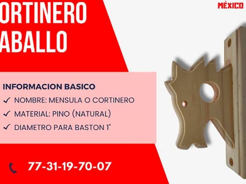 Herraje cortinero caballo
