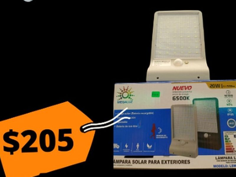 Lámpara Led Solar México 