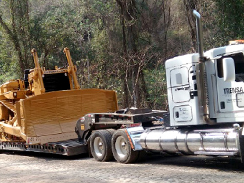 Transporte de aplanadora TRENSA Tlaquepaque