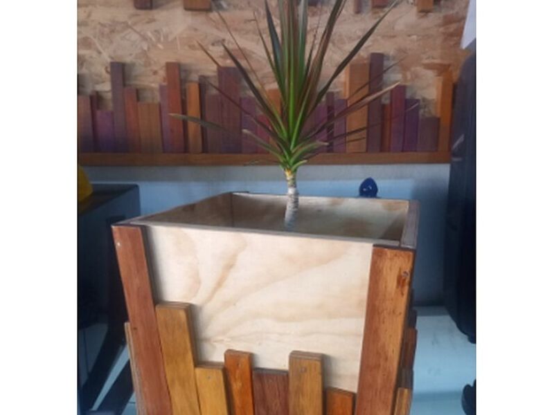 Macetero de Madera Mexico