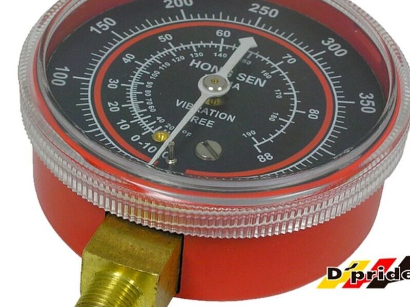 Manómetro R134 Rojo México