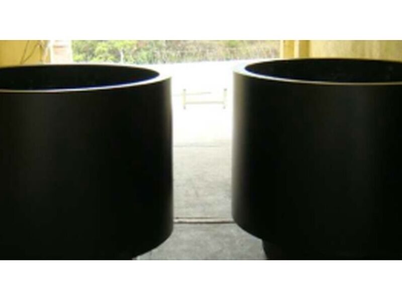 Maceta CILINDRICAS fibra de vidrio Mexico