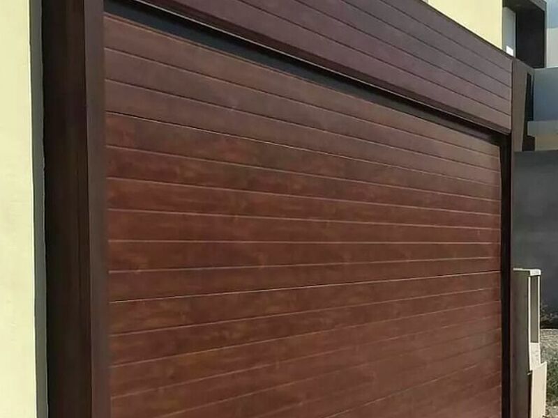 Portones Madera Oscura México