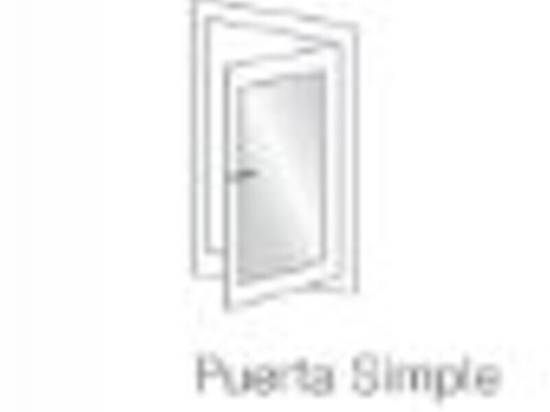 Puerta residencial simple Aguascalientes