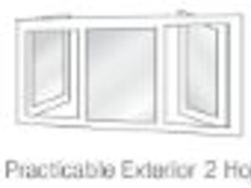 Ventana proyectante de 2 hojas Aguascalientes