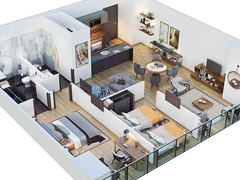 Proyecto Departamento Madrid México