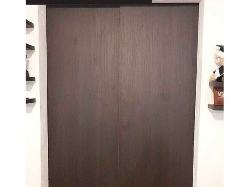Closet Corredizo Madera Oscura Mexico