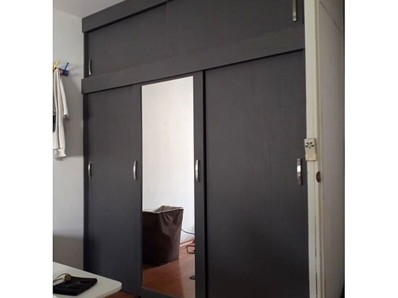Closet Madera Oscura Espejo MX