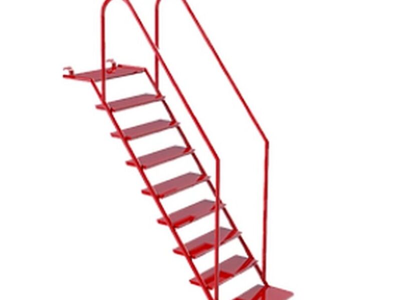 Escalera C/ barandal P/ Andamio México  