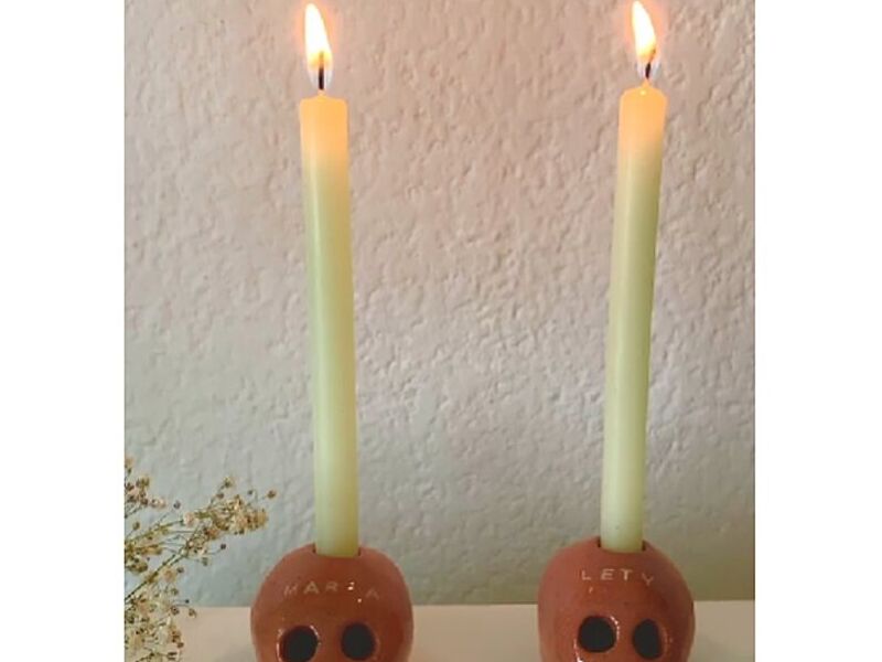 Portavela Calavera México