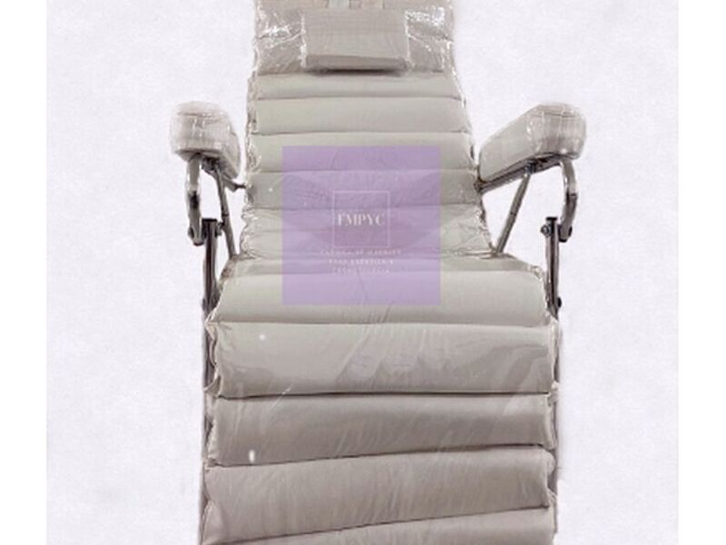 Silla reclinable blanco peluquería