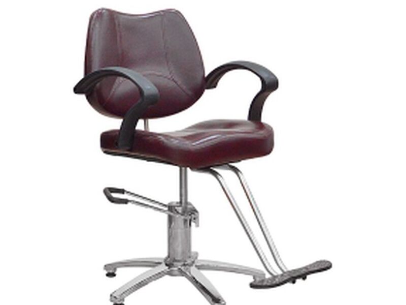 Sillón hidráulico cafe