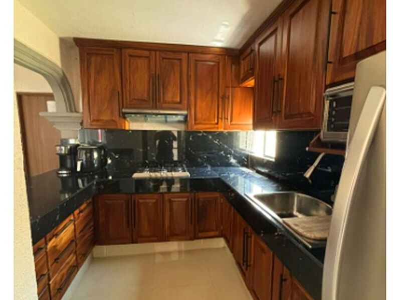 Muebles cocina madera chocolate