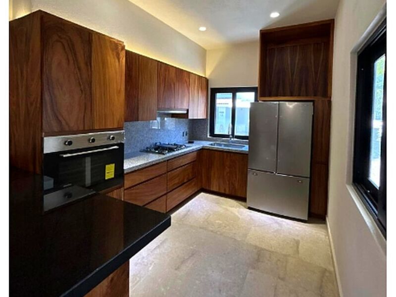 Cocina integral madera sólida parota