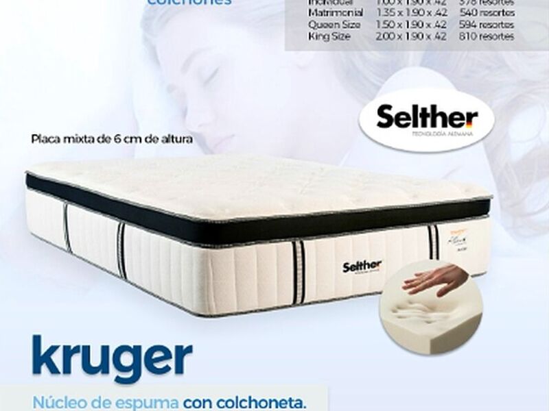 Colchón kruger Selther