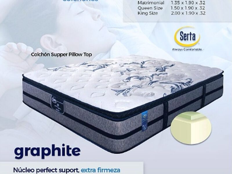 Colchón graphite Serta