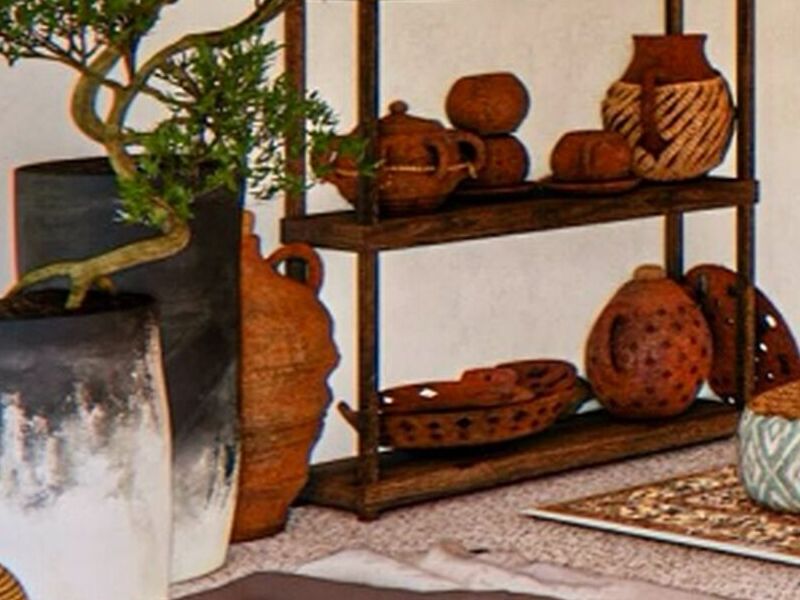 Estantería madera Tulum