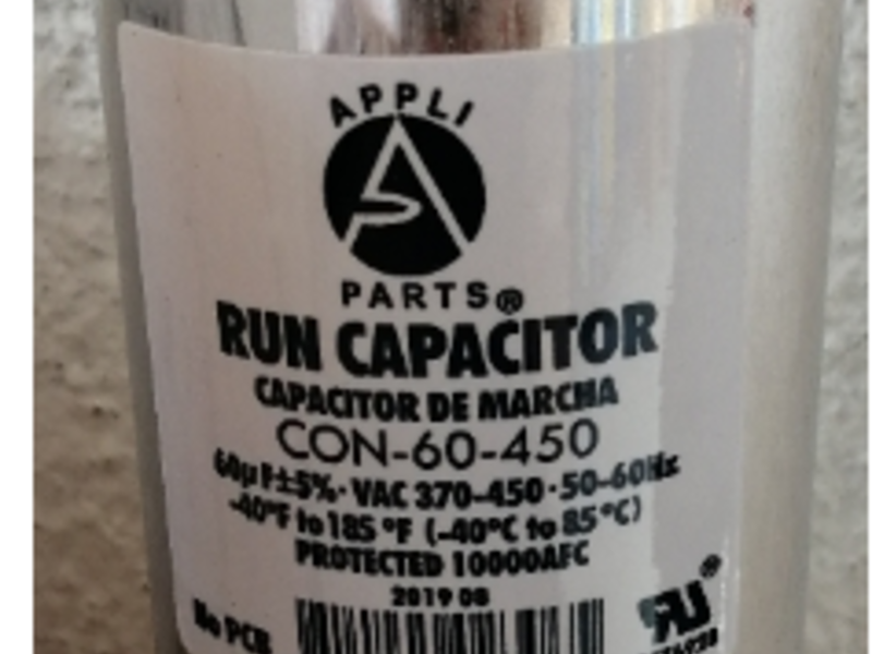 CAPACITOR 60 MFD A 370-450 VAC méxico 