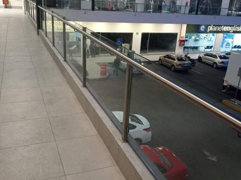 Barandal Vidrio Templado México 