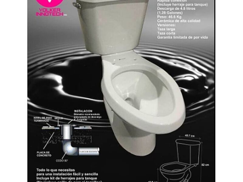 WC cerámica palanca frontal 