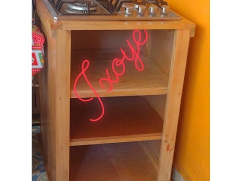 Mueble para cocina hornillas madera