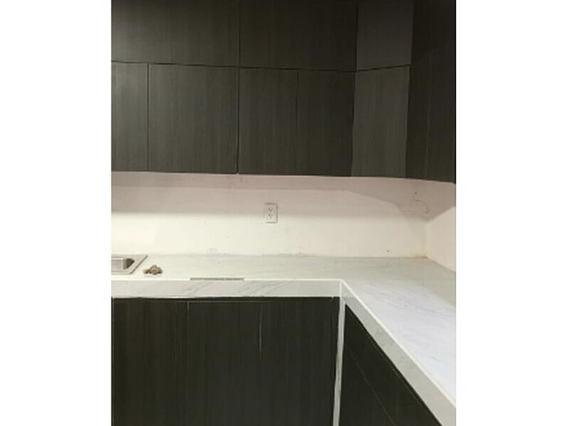 Muebles madera negro cocina