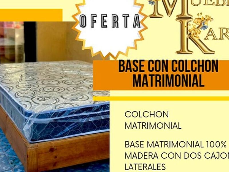Colchón matrimonial Nuevo Laredo