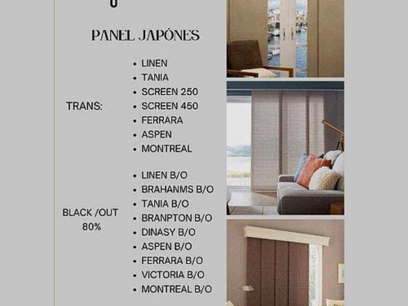Panèl japones elegance Mexico