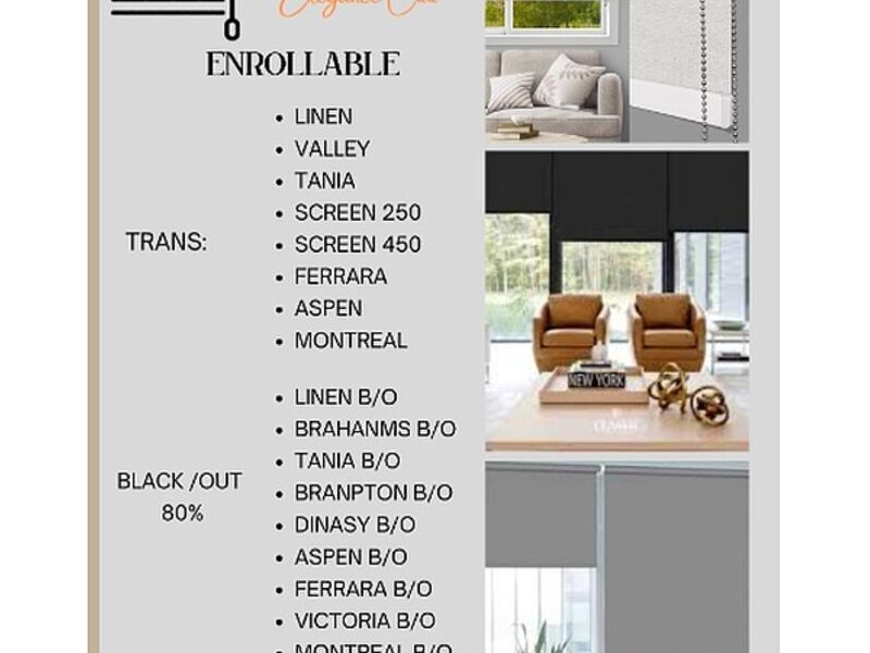 Persiana elegance enrollable Mexico