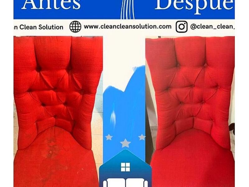 Limpieza mueble rojo San Luis Potosí