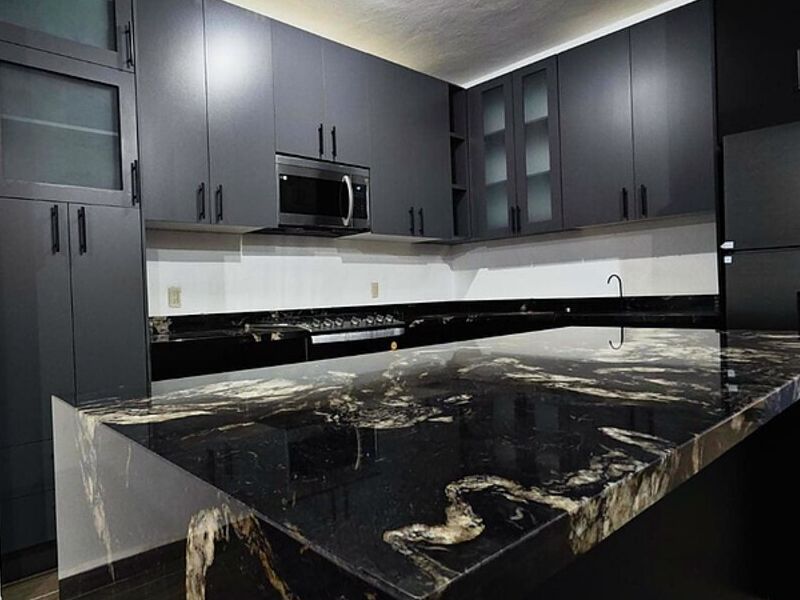 Mubles de Cocina Negro Moderno MX