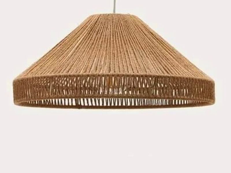 Lampara de Tul Triangular Colgante Mexico