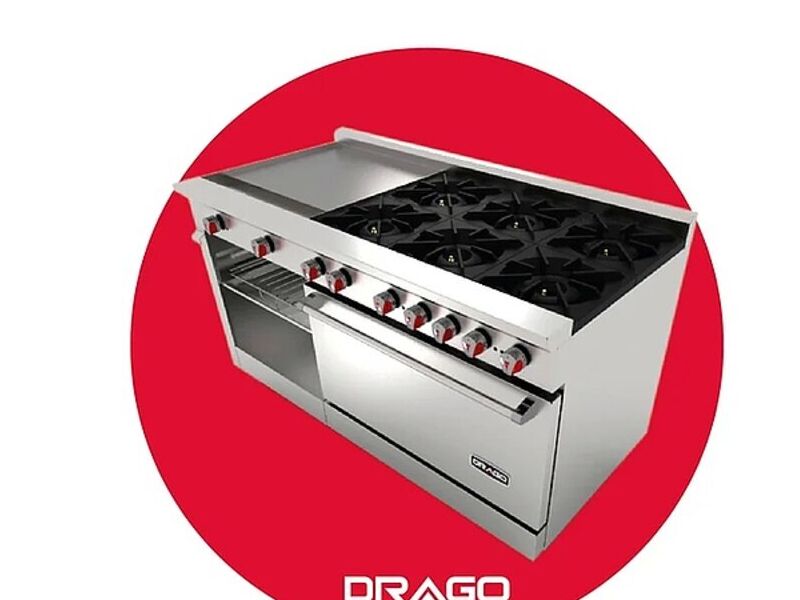 Estufa 6 Quemadores Drago Mexico