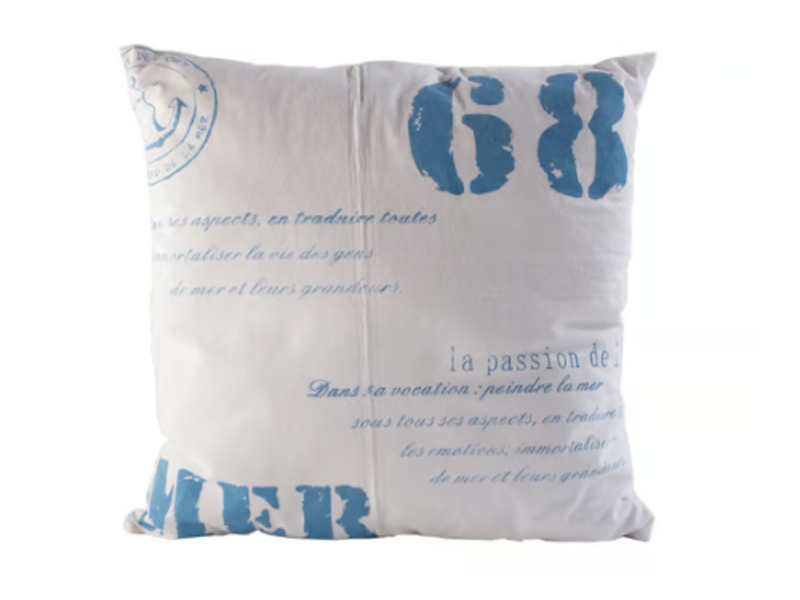 Cojin con relleno maritimo logo 68