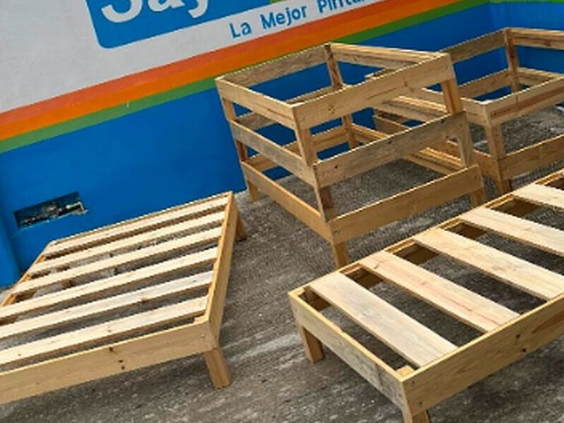 Base madera cama