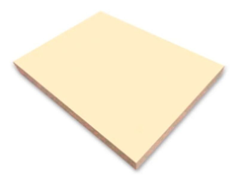 Melamina brilante crema