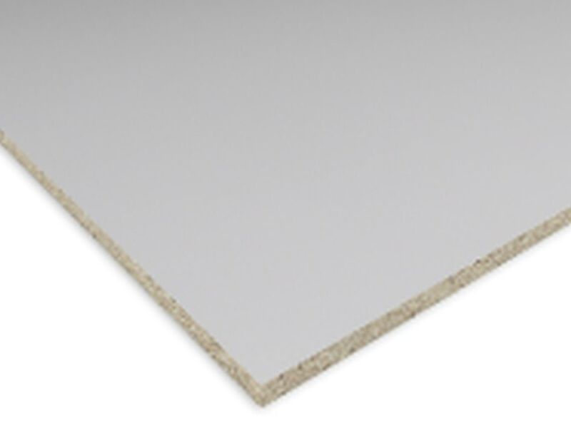 Melamina brillante gris claro