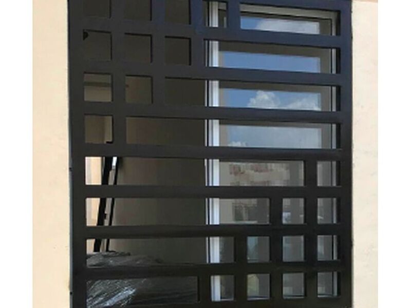 Reja Acero Negra Ventana México