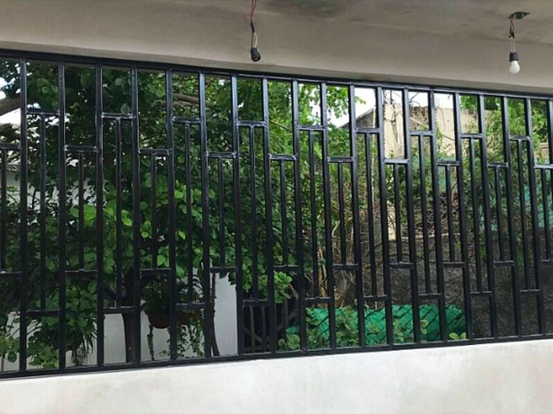 Rejas Acero Negra Pared México