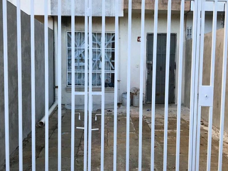 Reja Acero Blanca Garaje México
