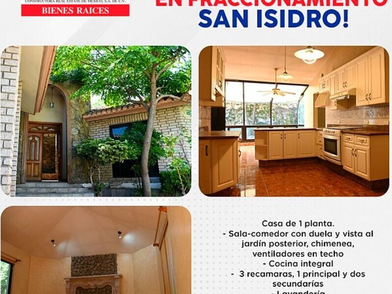 Casa renta san isidro méxico