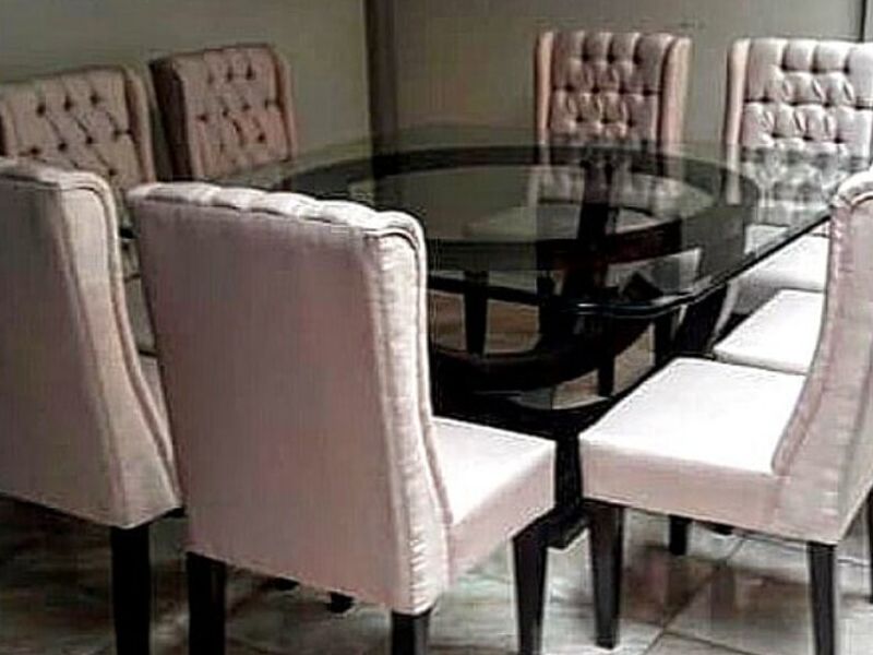 Mesa de comedor de vidrio México