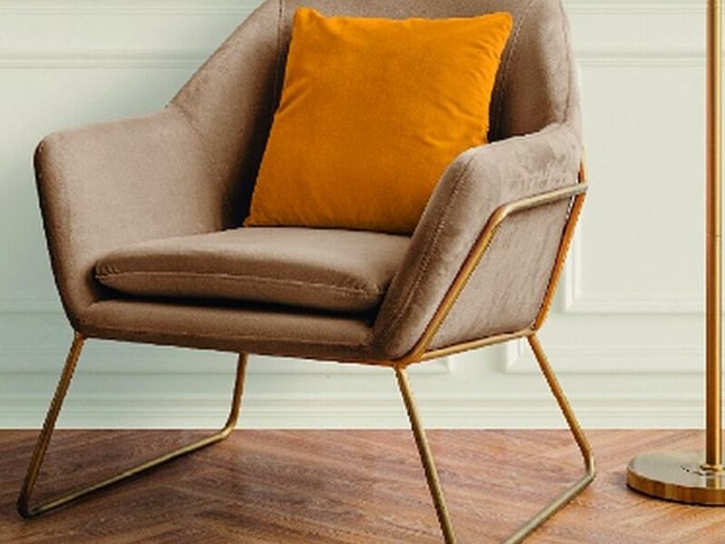  Sillón patas de metal México