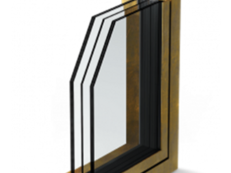 Ventana de bronce Mexio